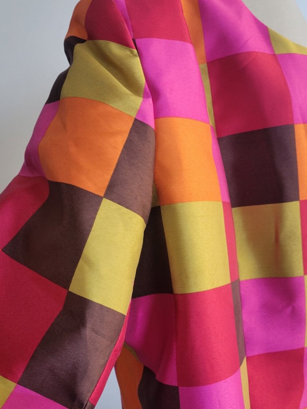Vintage Lily & Taylor New York Paris Jacket 24W Colorblock Evening Blazer - Picture 9 of 15